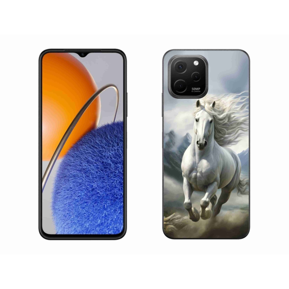 Gelový kryt mmCase na Huawei Nova Y61 - běžící bílý kůň 3