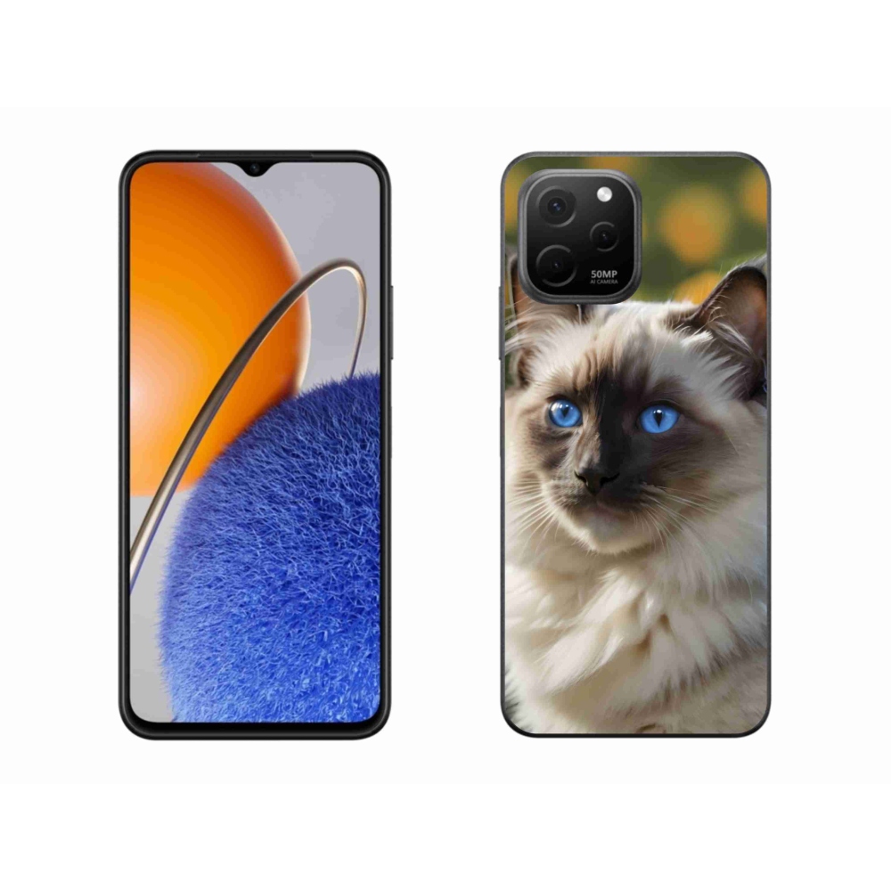 Gelový kryt mmCase na Huawei Nova Y61 - bílý ragdoll