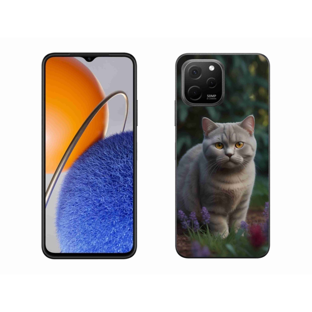 Gelový kryt mmCase na Huawei Nova Y61 - britská kočka