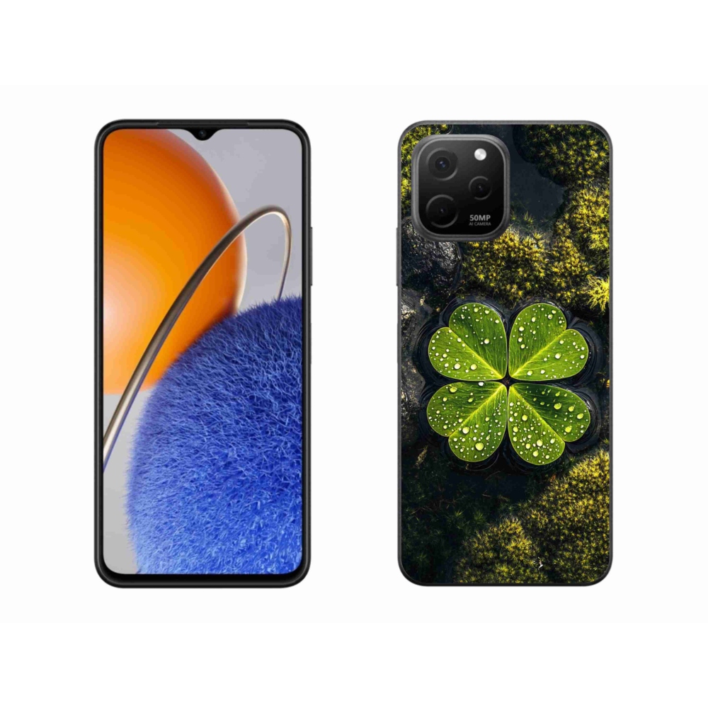 Gelový kryt mmCase na Huawei Nova Y61 - čtyřlístek