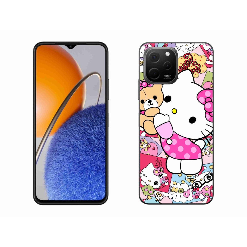 Gelový kryt mmCase na Huawei Nova Y61 - cute kitty