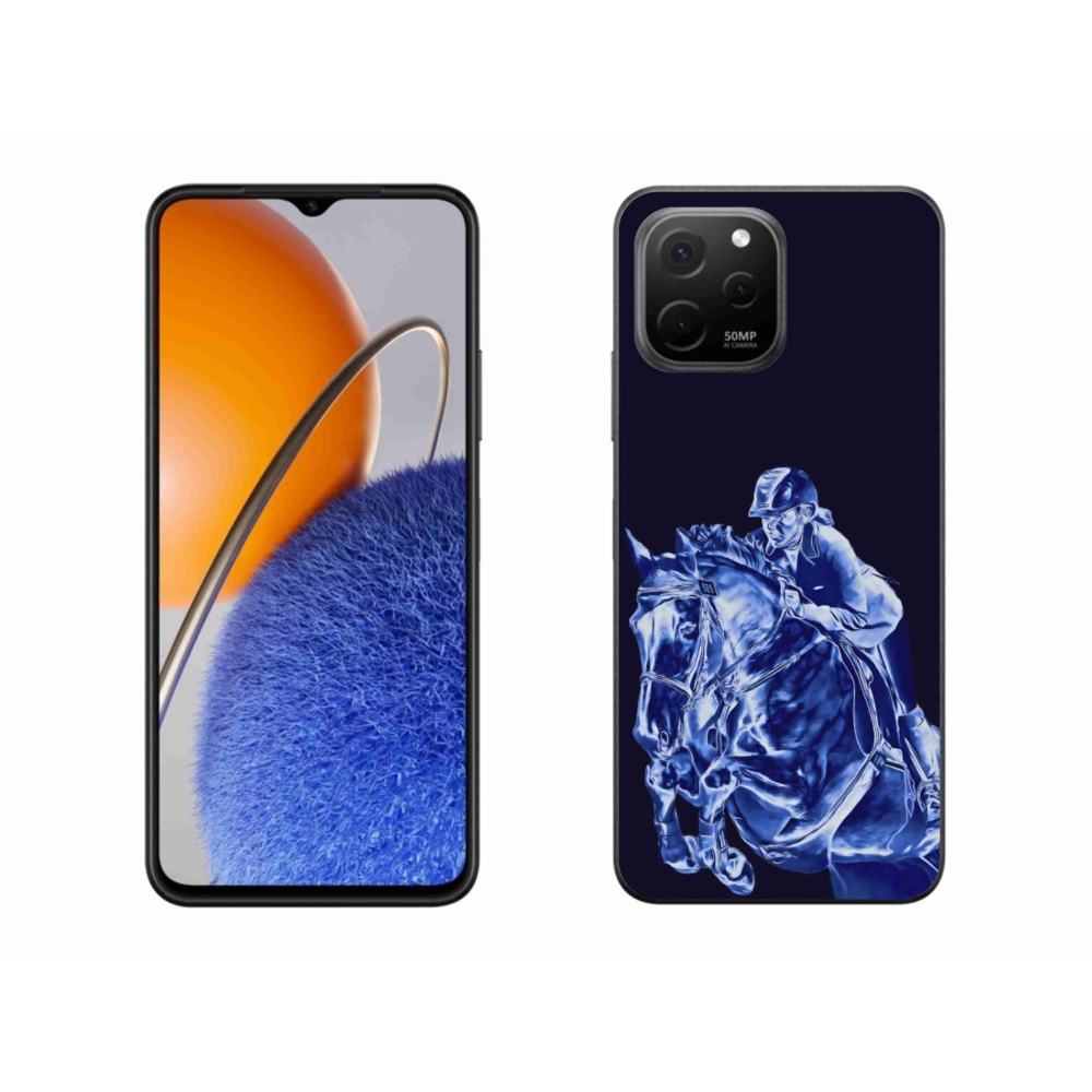 Gelový kryt mmCase na Huawei Nova Y61 - dostihový kůň