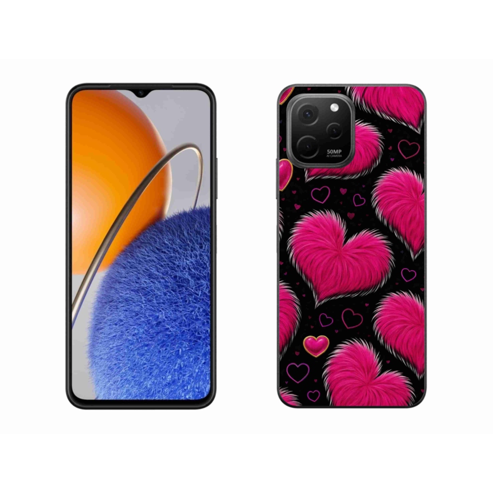 Gelový kryt mmCase na Huawei Nova Y61 - hebká srdce