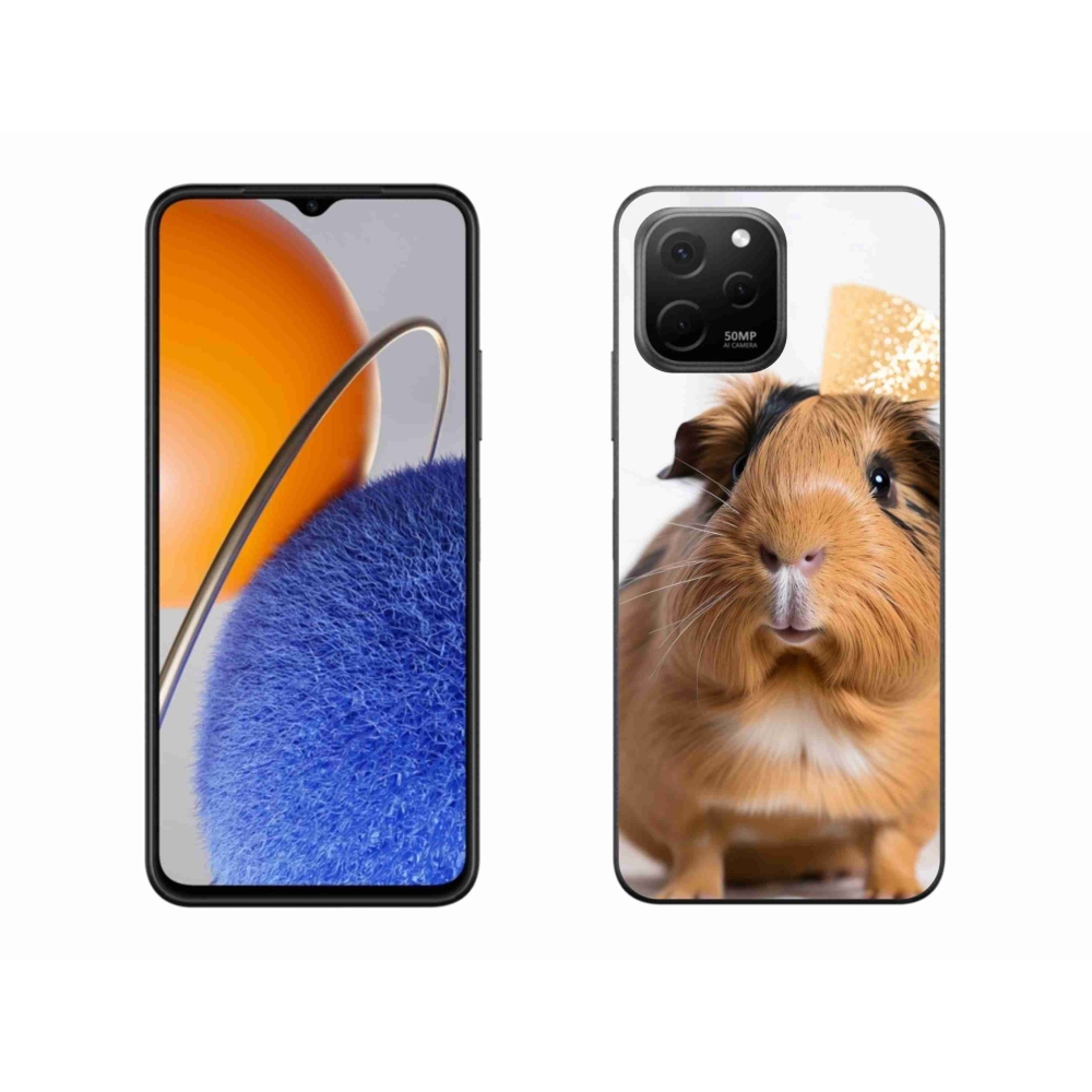 Gelový kryt mmCase na Huawei Nova Y61 - hnědé morče