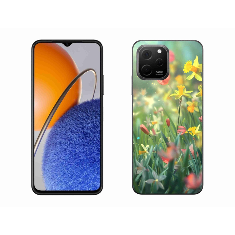 Gelový kryt mmCase na Huawei Nova Y61 - jarní květy