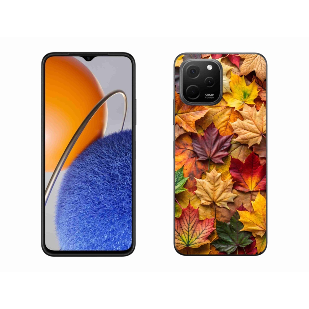 Gelový kryt mmCase na Huawei Nova Y61 - javorové listy 2