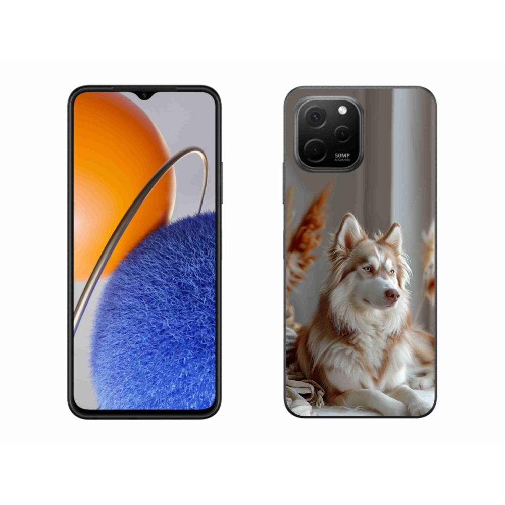 Gelový kryt mmCase na Huawei Nova Y61 - klidný sibiřský husky
