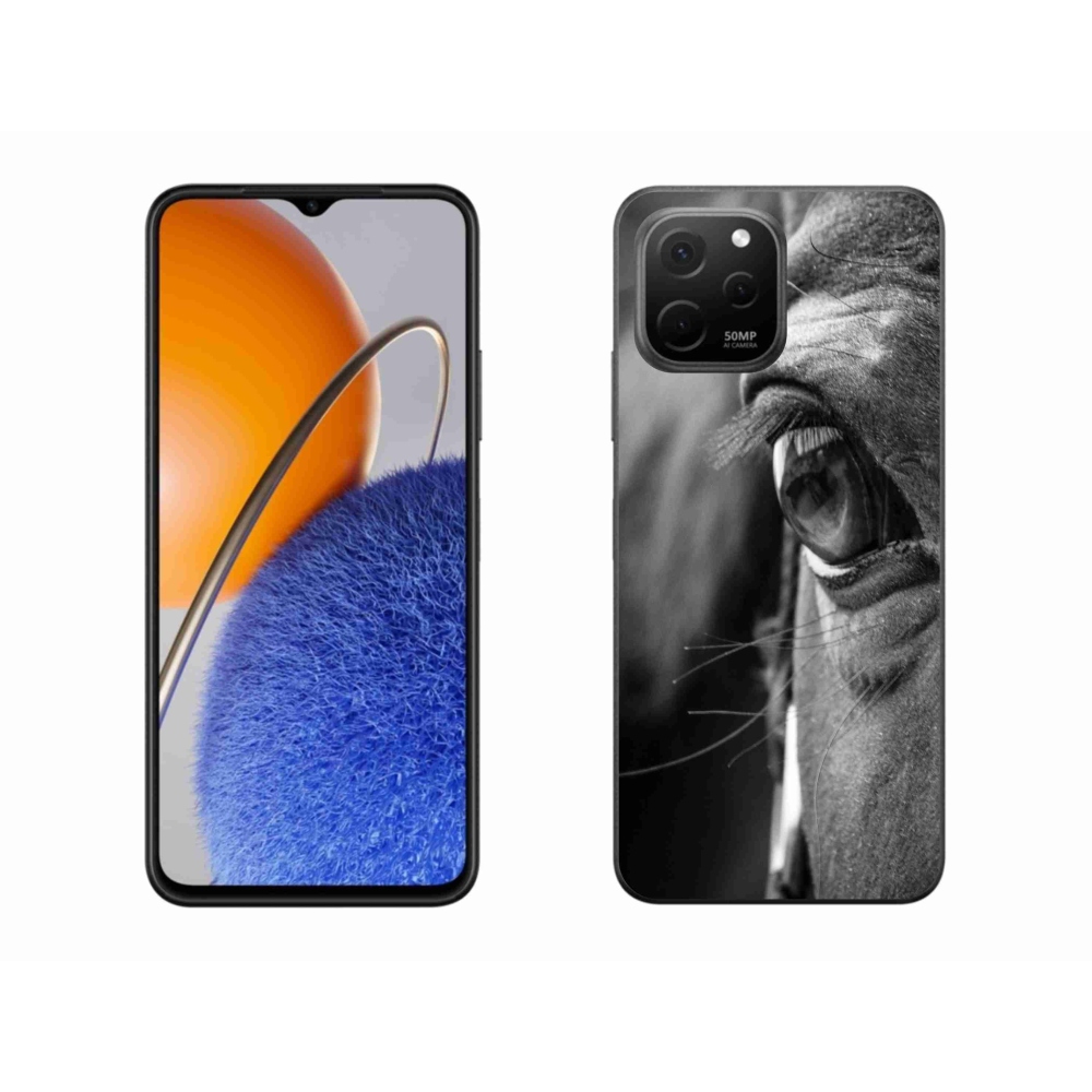 Gelový kryt mmCase na Huawei Nova Y61 - koňský pohled