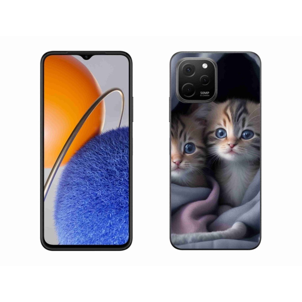 Gelový kryt mmCase na Huawei Nova Y61 - kočičí duo 2