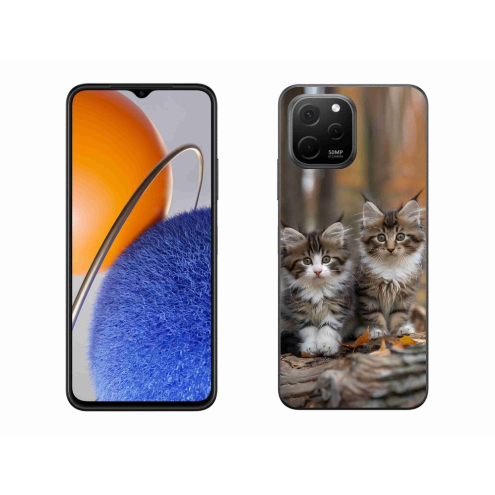 Gelový kryt mmCase na Huawei Nova Y61 - kočičí duo 3