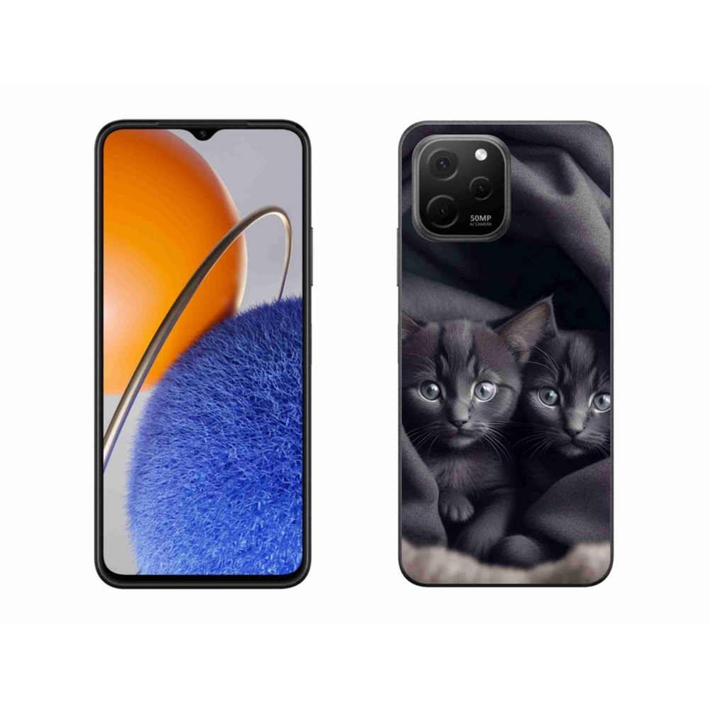 Gelový kryt mmCase na Huawei Nova Y61 - kočičí duo