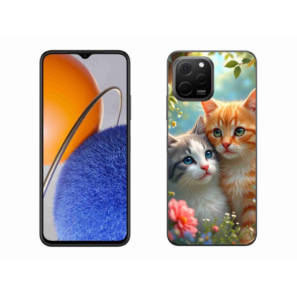 Gelový kryt mmCase na Huawei Nova Y61 - kočičí láska 2