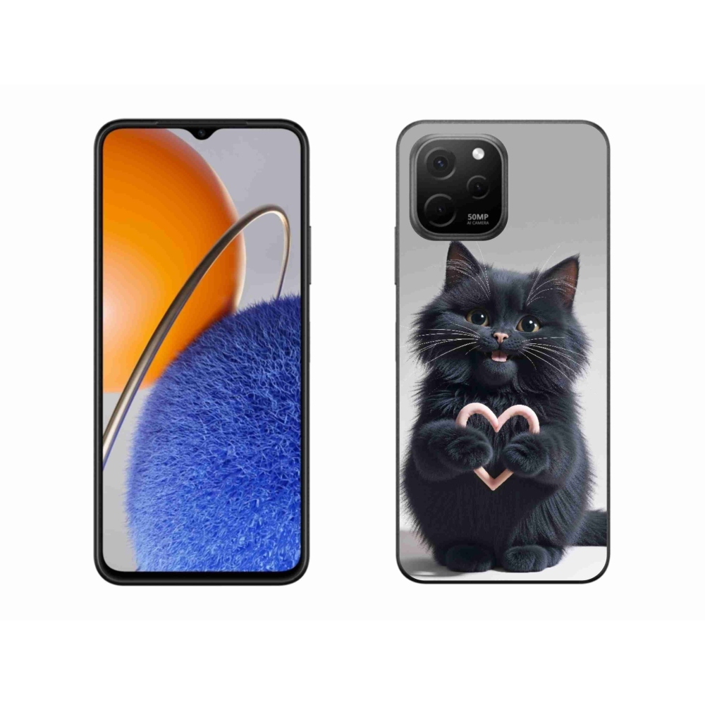 Gelový kryt mmCase na Huawei Nova Y61 - kočičí láska 3