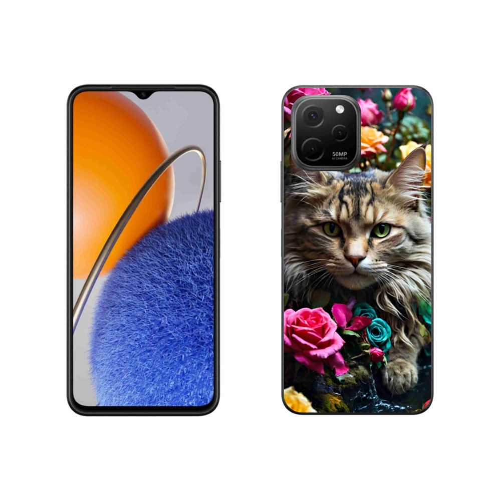 Gelový kryt mmCase na Huawei Nova Y61 - kočíčí pohled 2