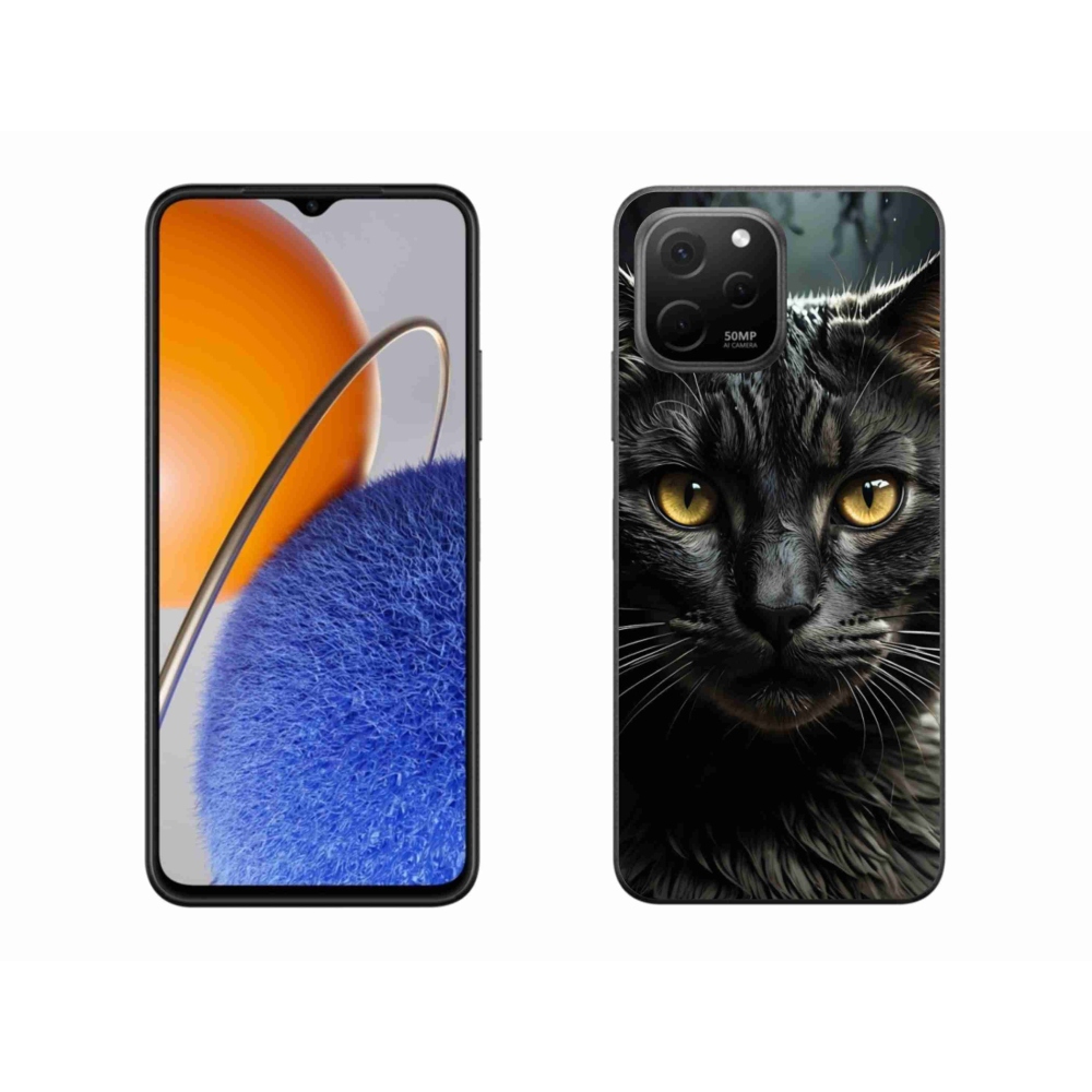 Gelový kryt mmCase na Huawei Nova Y61 - kočičí pohled 3
