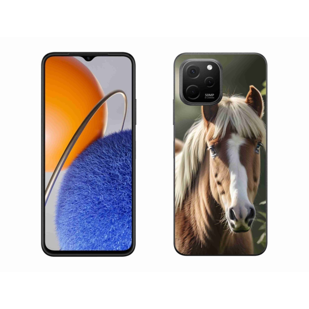 Gelový kryt mmCase na Huawei Nova Y61 - kůň se světlou hřívou