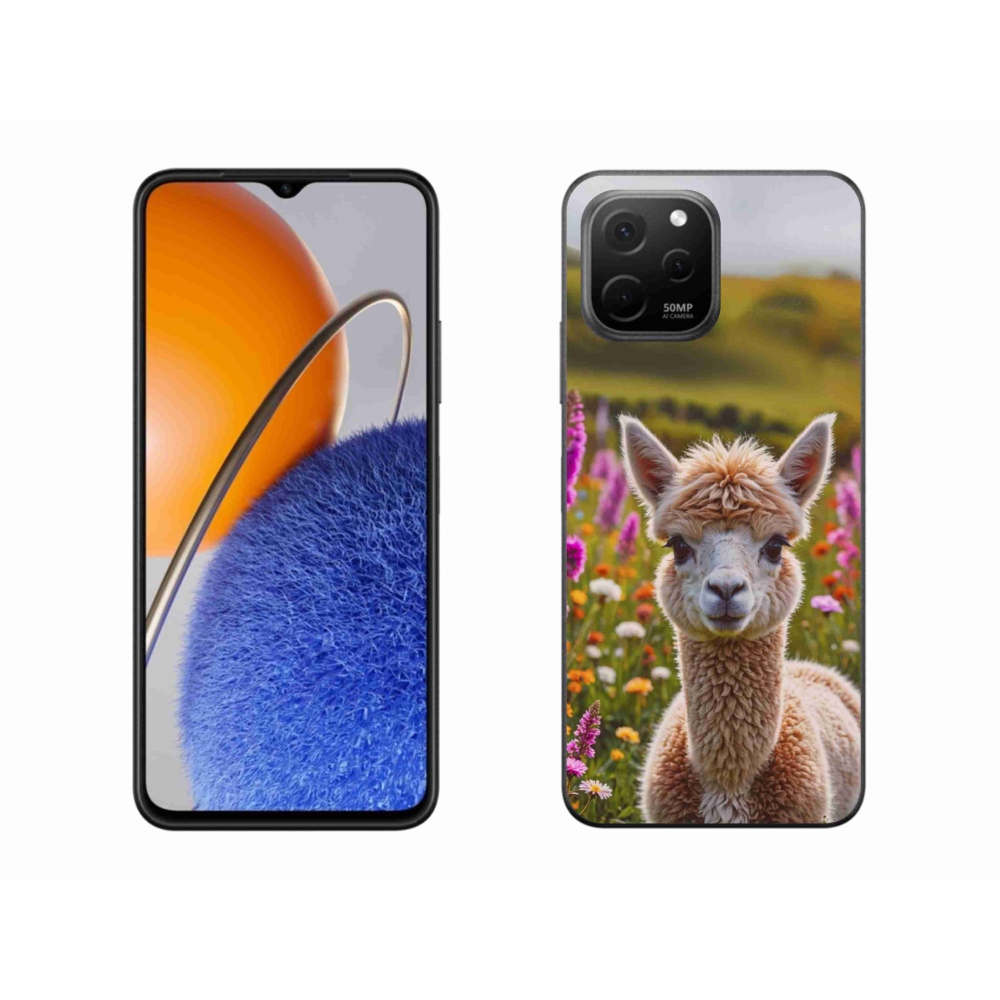 Gelový kryt mmCase na Huawei Nova Y61 - lama na louce