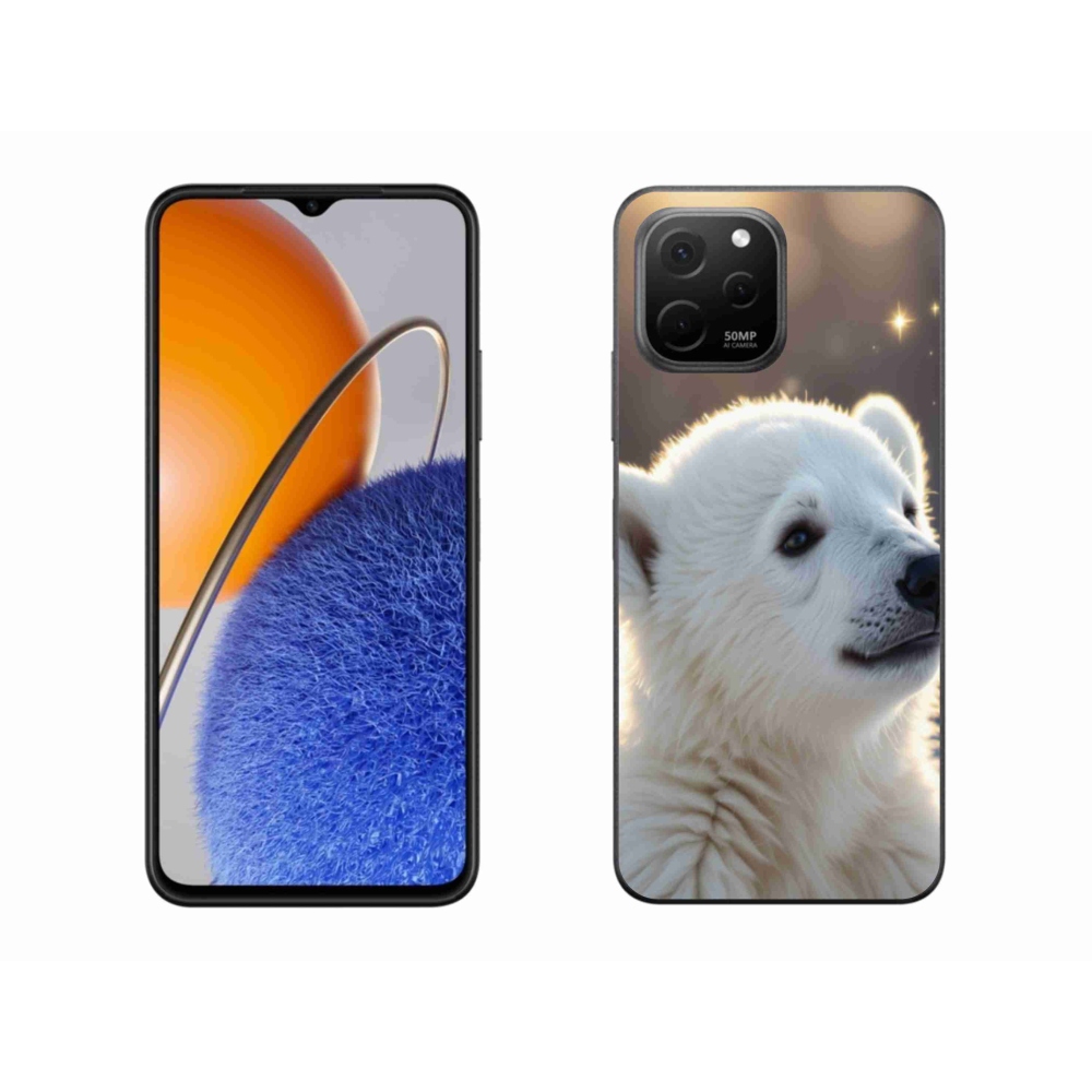 Gelový kryt mmCase na Huawei Nova Y61 - lední medvěd
