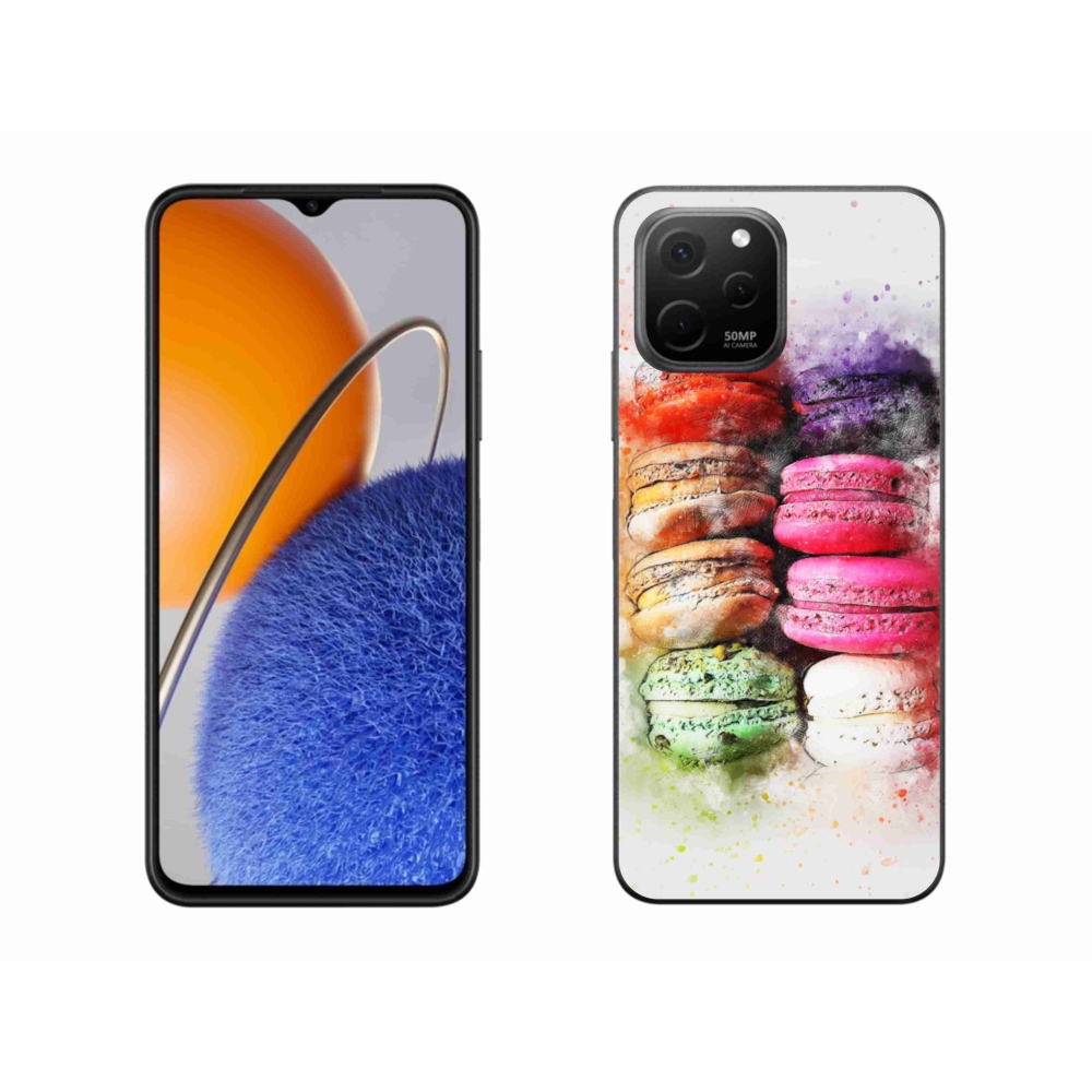 Gelový kryt mmCase na Huawei Nova Y61 - makrónky