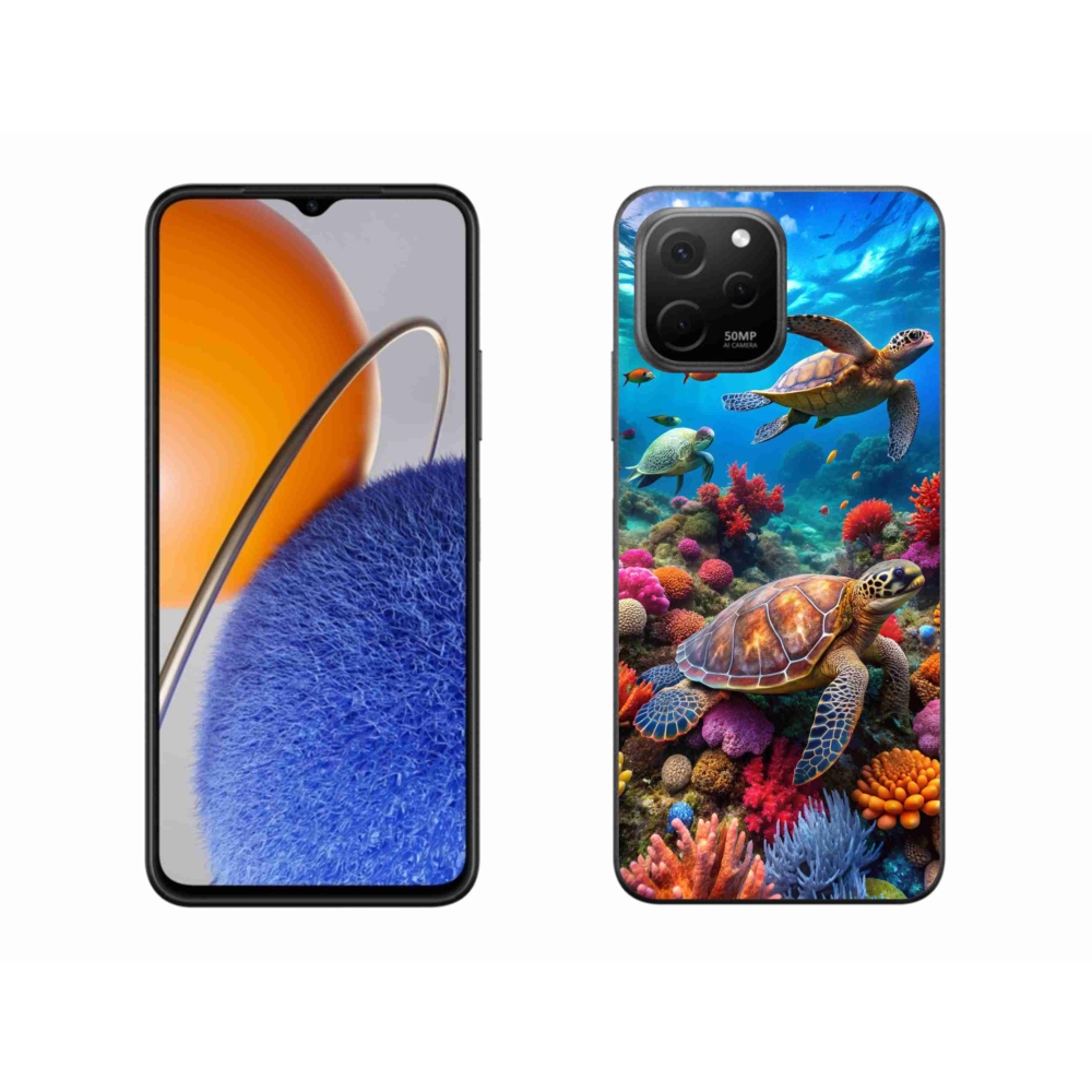Gelový kryt mmCase na Huawei Nova Y61 - mořský svět 2