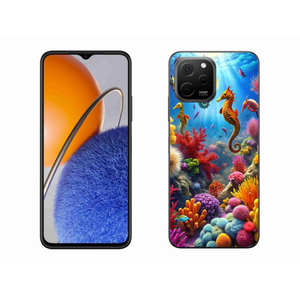 Gelový kryt mmCase na Huawei Nova Y61 - mořský svět 3