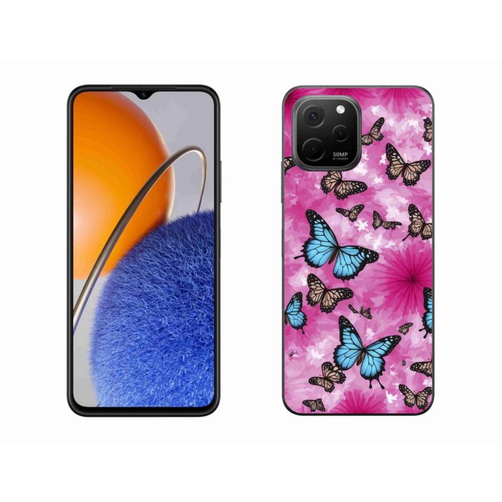 Gelový kryt mmCase na Huawei Nova Y61 - motýlí zahrada