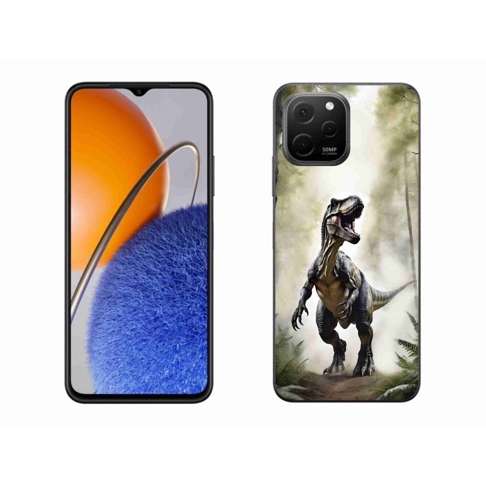 Gelový kryt mmCase na Huawei Nova Y61 - naštvaný T-Rex