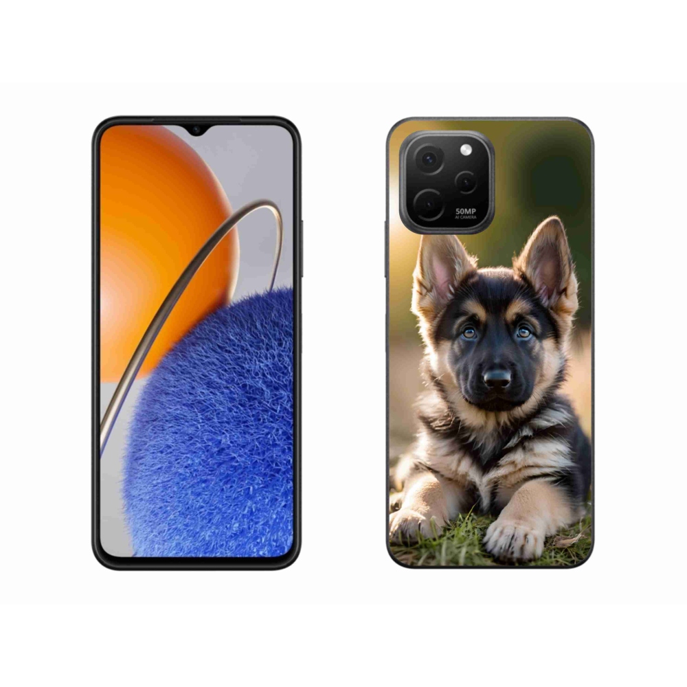 Gelový kryt mmCase na Huawei Nova Y61 - německý ovčák v přírodě