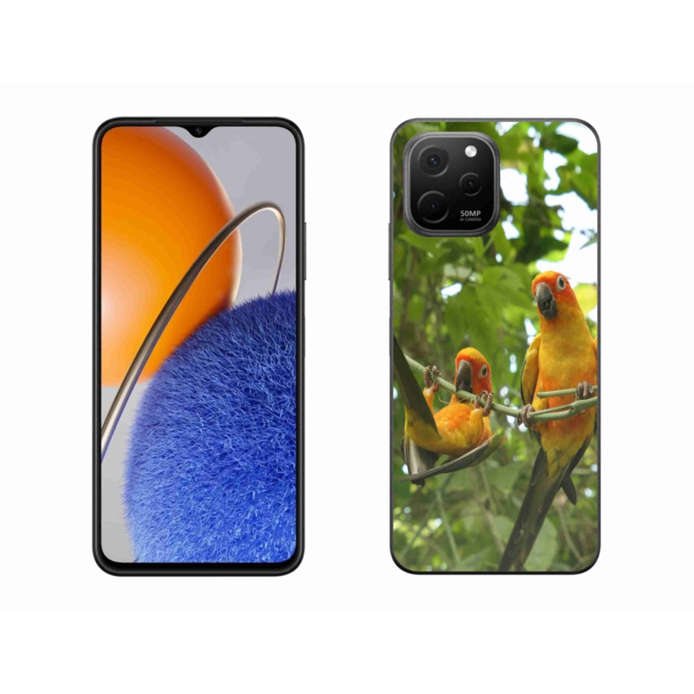 Gelový kryt mmCase na Huawei Nova Y61 - papoušci aratingy