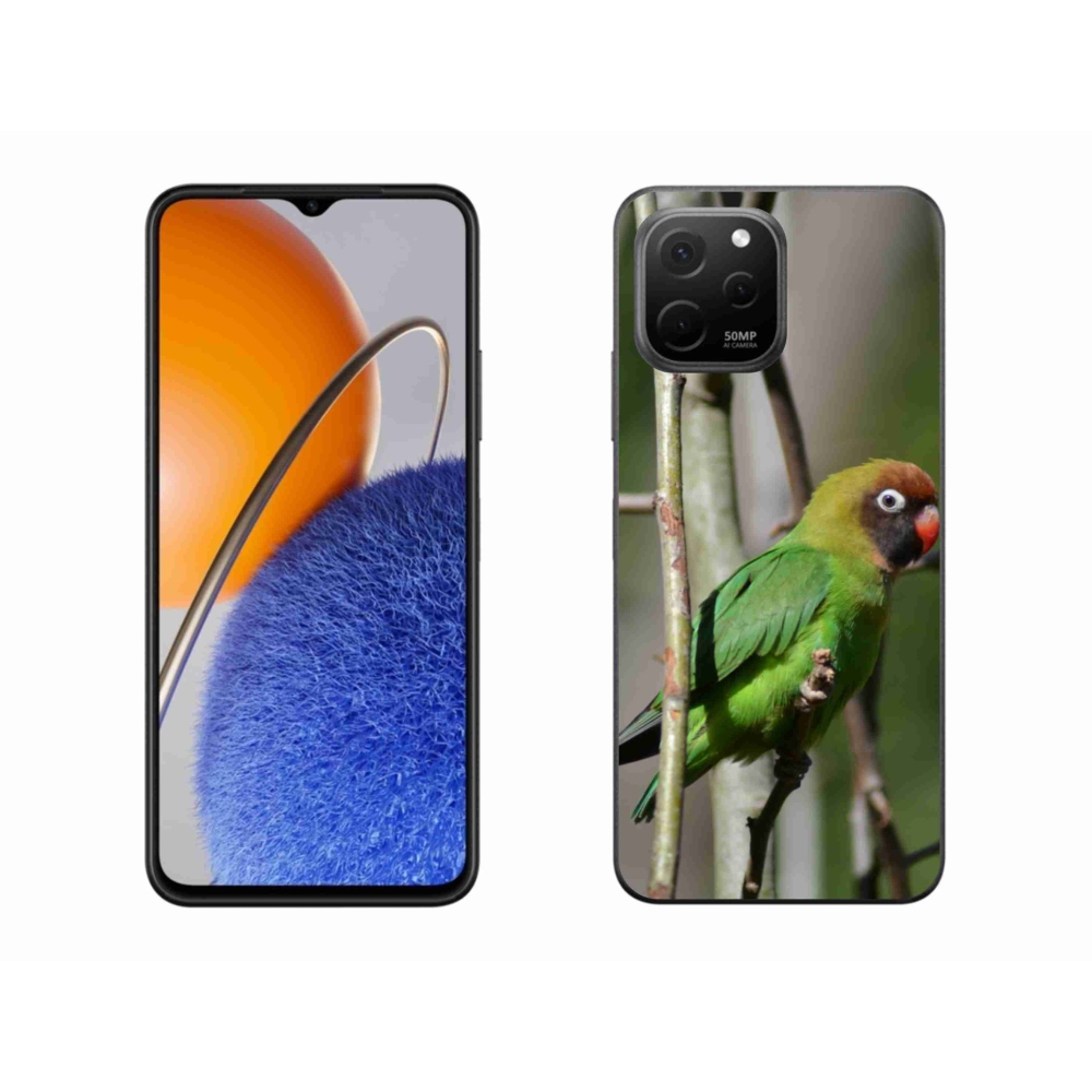 Gelový kryt mmCase na Huawei Nova Y61 - papoušek agapornis