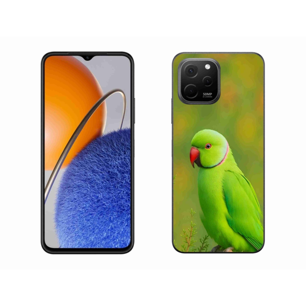 Gelový kryt mmCase na Huawei Nova Y61 - papoušek alexandr 2