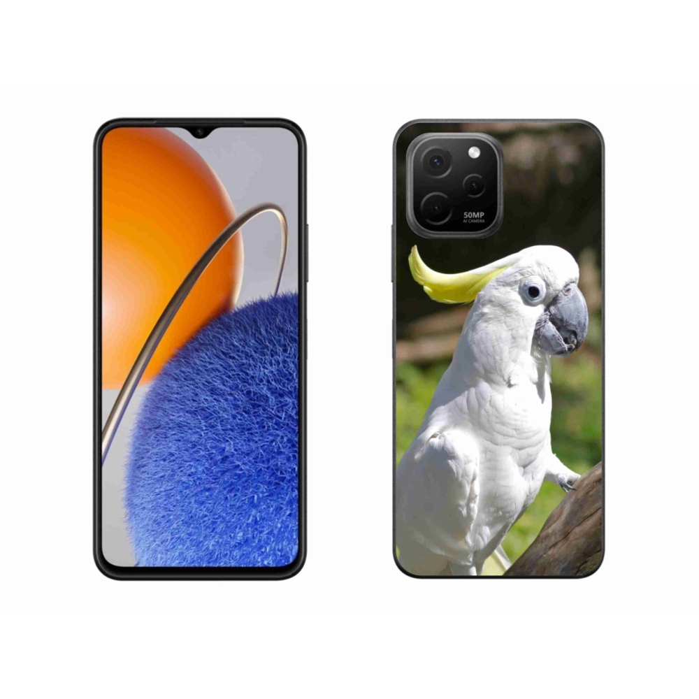 Gelový kryt mmCase na Huawei Nova Y61 - papoušek kakadu 2