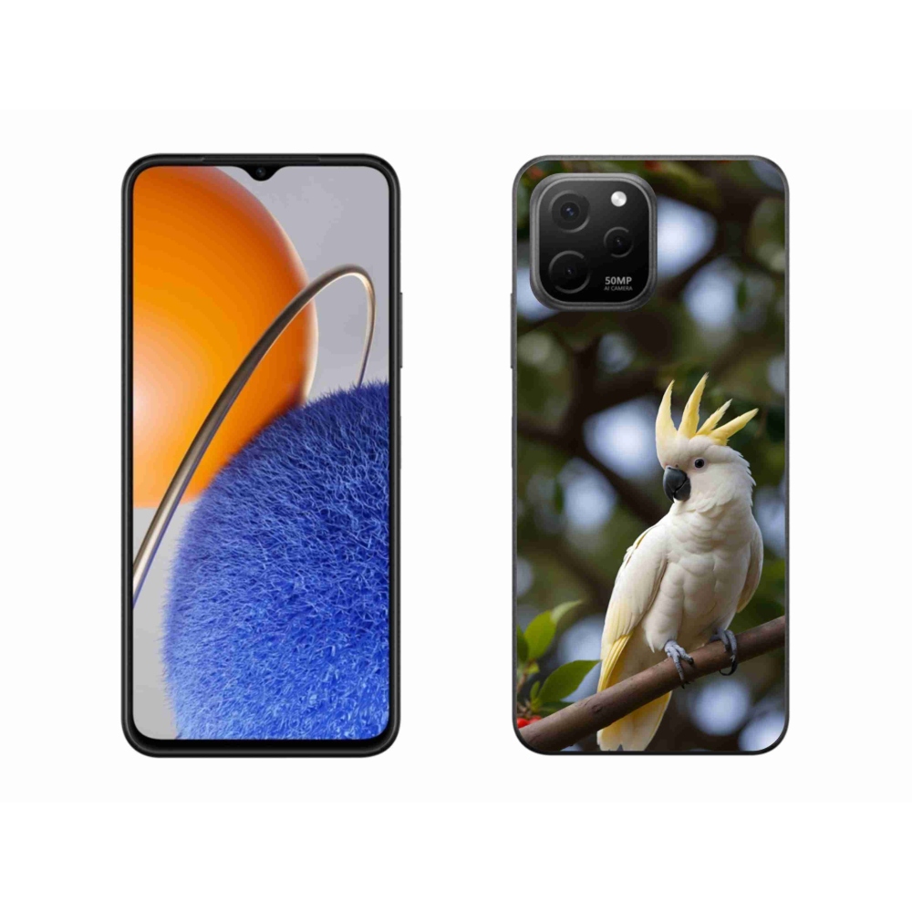 Gelový kryt mmCase na Huawei Nova Y61 - papoušek kakadu 3