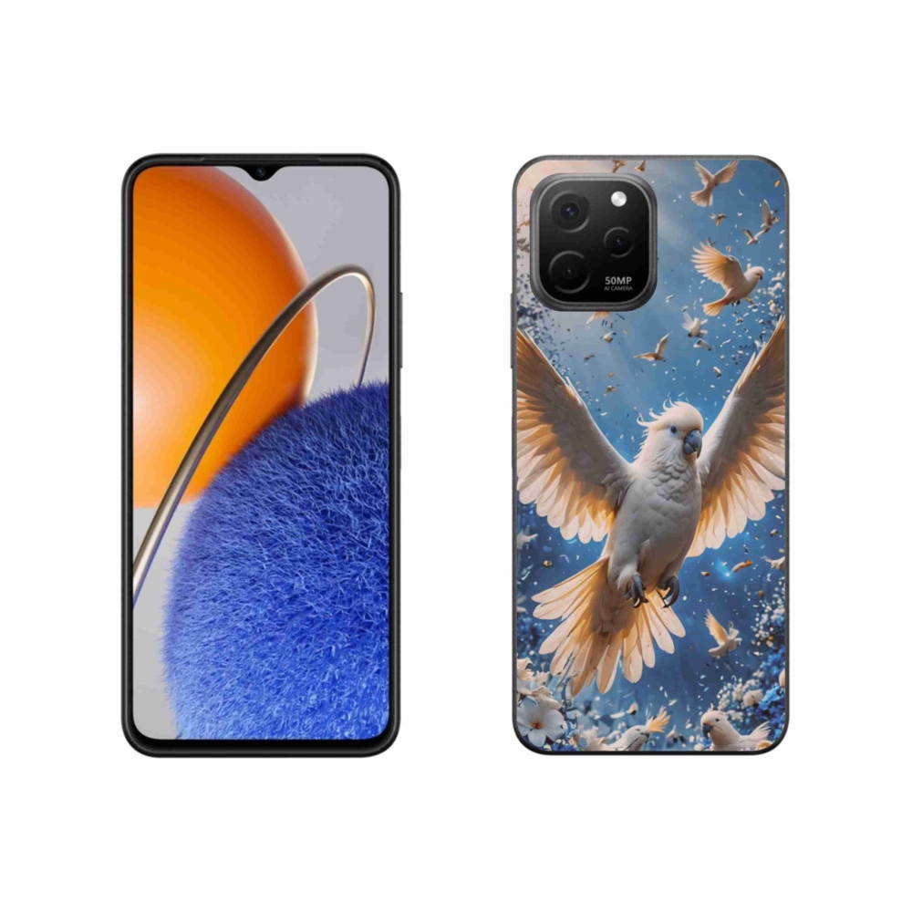 Gelový kryt mmCase na Huawei Nova Y61 - papoušek kakadu