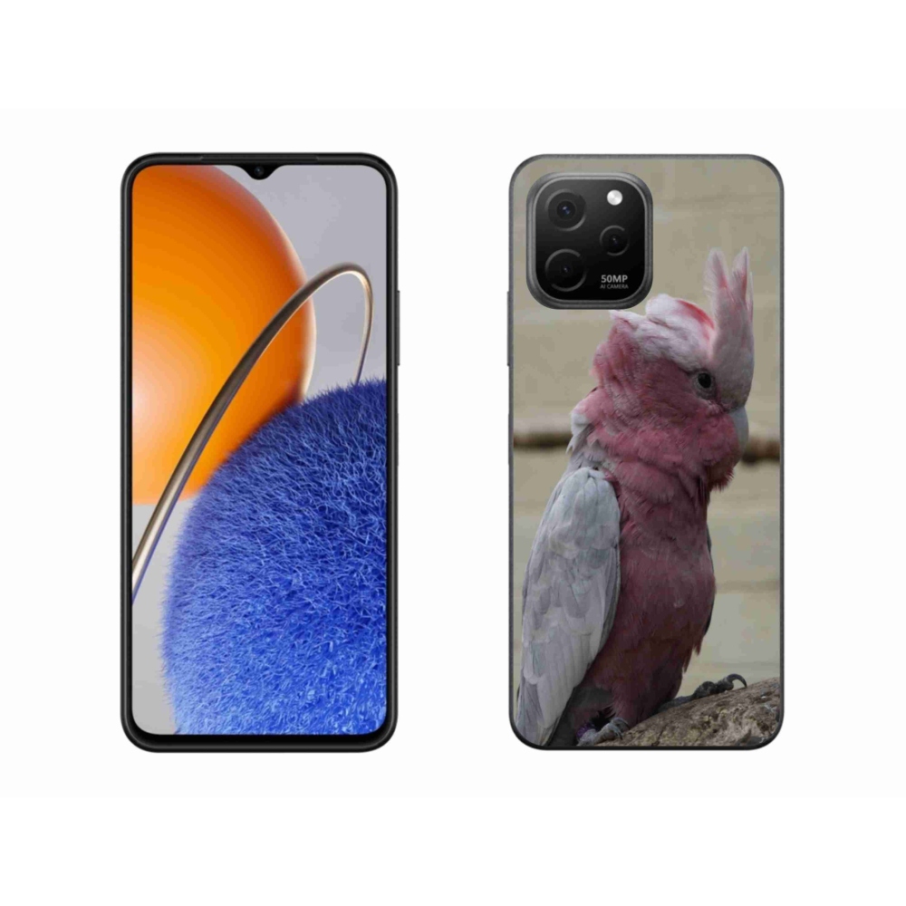 Gelový kryt mmCase na Huawei Nova Y61 - papoušek kakadu růžový