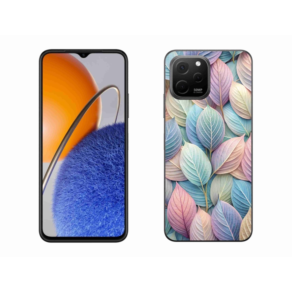 Gelový kryt mmCase na Huawei Nova Y61 - pastelové listy