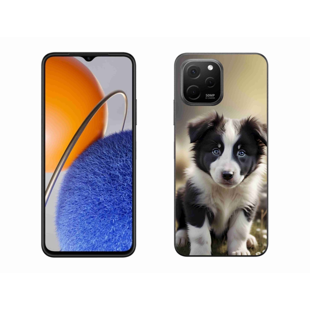 Gelový kryt mmCase na Huawei Nova Y61 - roztomilá border kolie