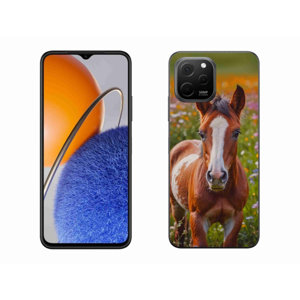 Gelový kryt mmCase na Huawei Nova Y61 - roztomilé hříbě