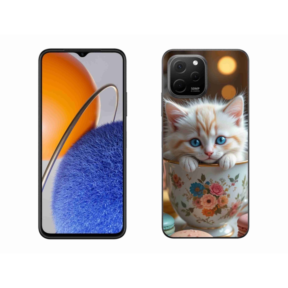 Gelový kryt mmCase na Huawei Nova Y61 - roztomilé kotě 6
