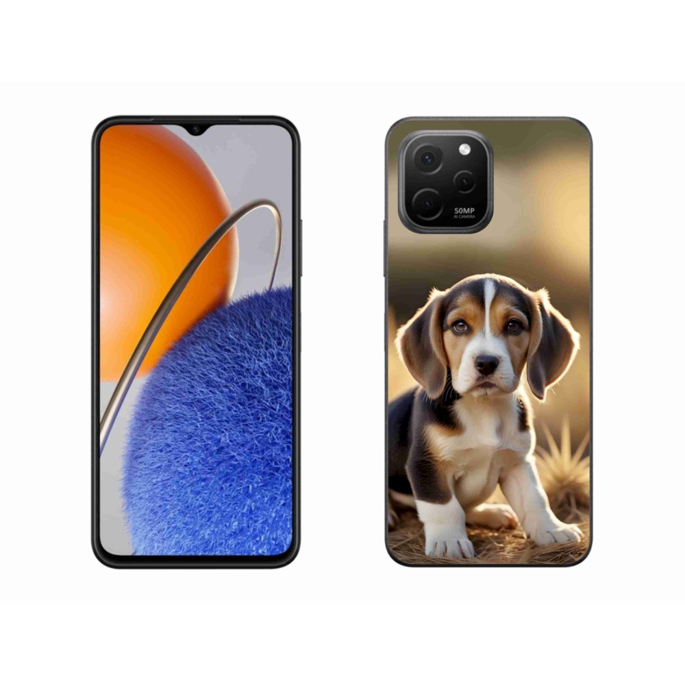 Gelový kryt mmCase na Huawei Nova Y61 - roztomilý bígl