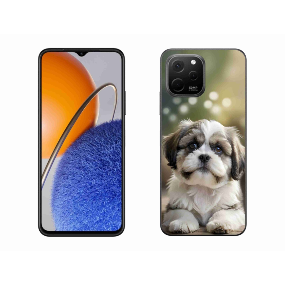 Gelový kryt mmCase na Huawei Nova Y61 - roztomilý shih-tzu