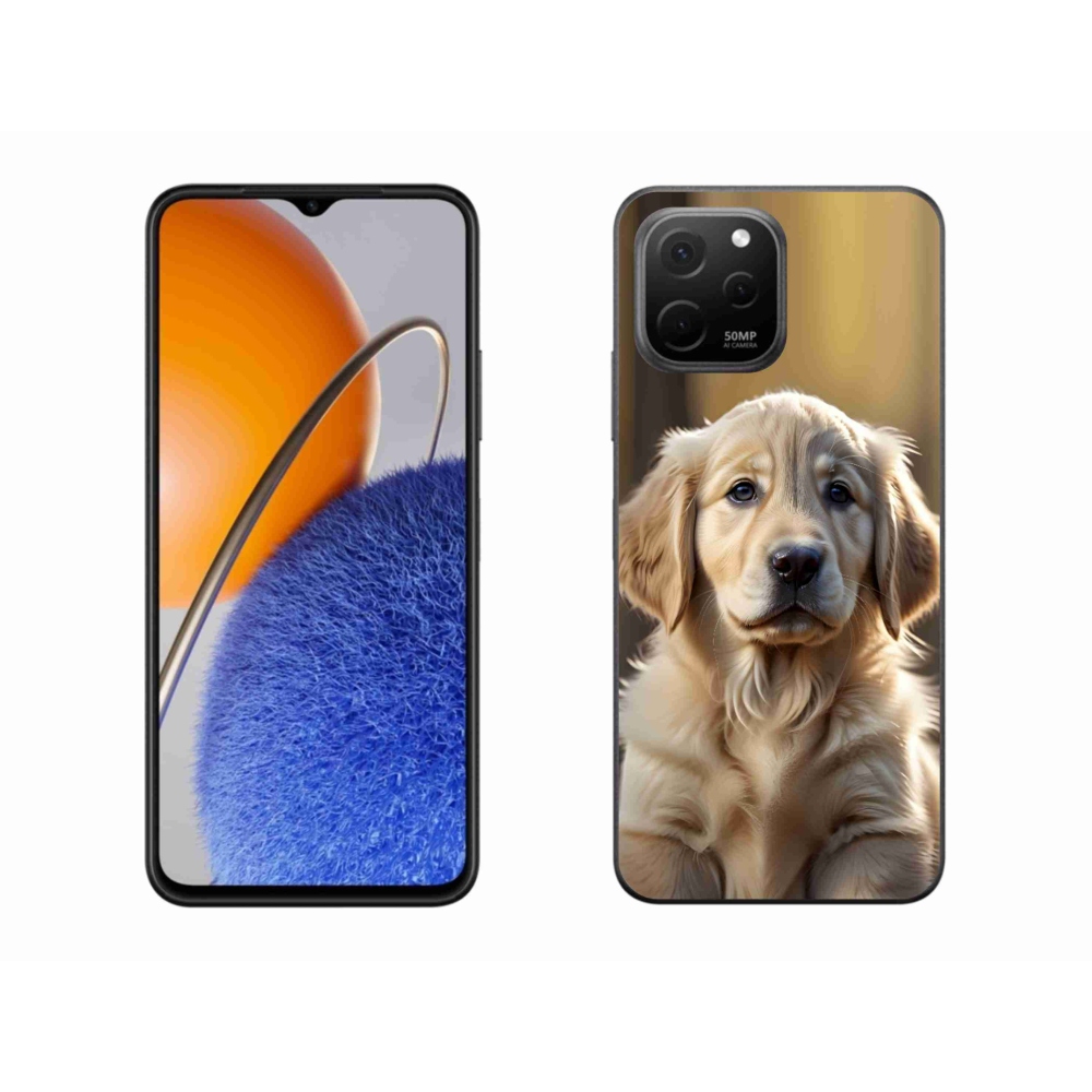 Gelový kryt mmCase na Huawei Nova Y61 - roztomilý zlatý retrívr