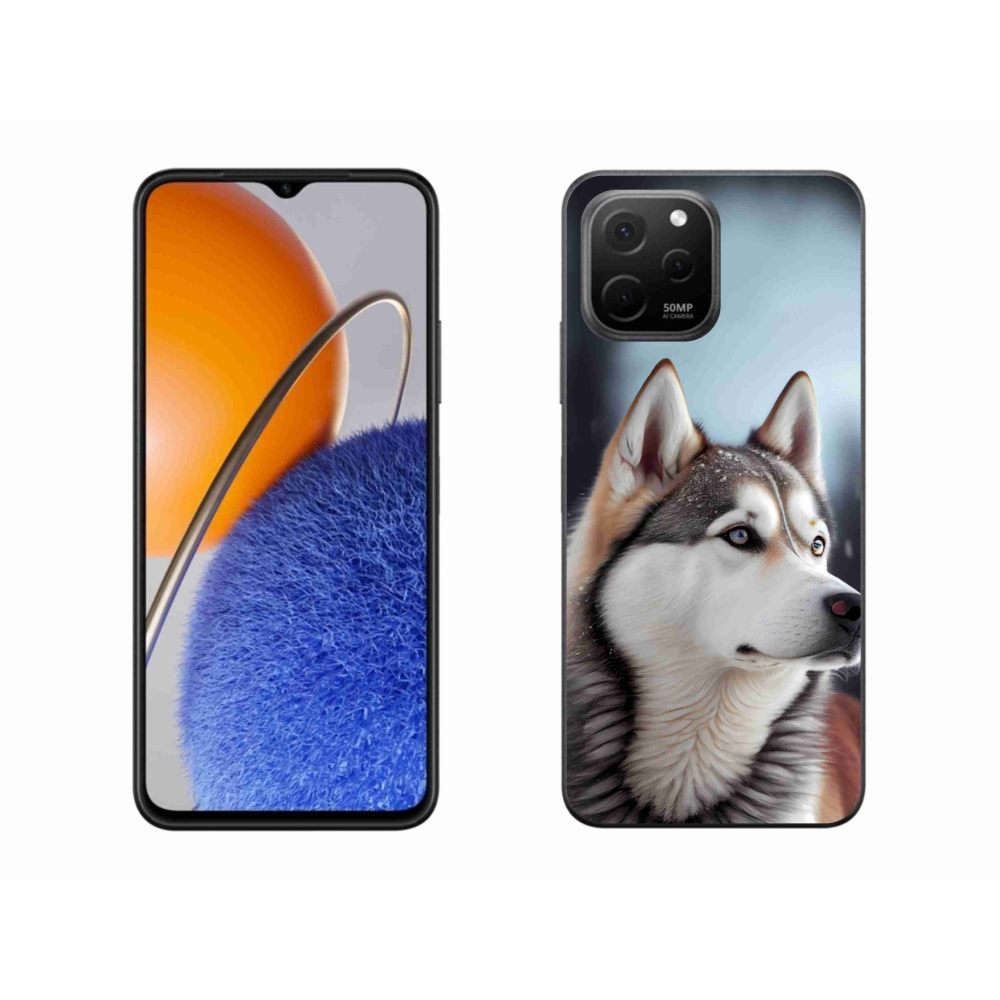 Gelový kryt mmCase na Huawei Nova Y61 - sibiřský husky