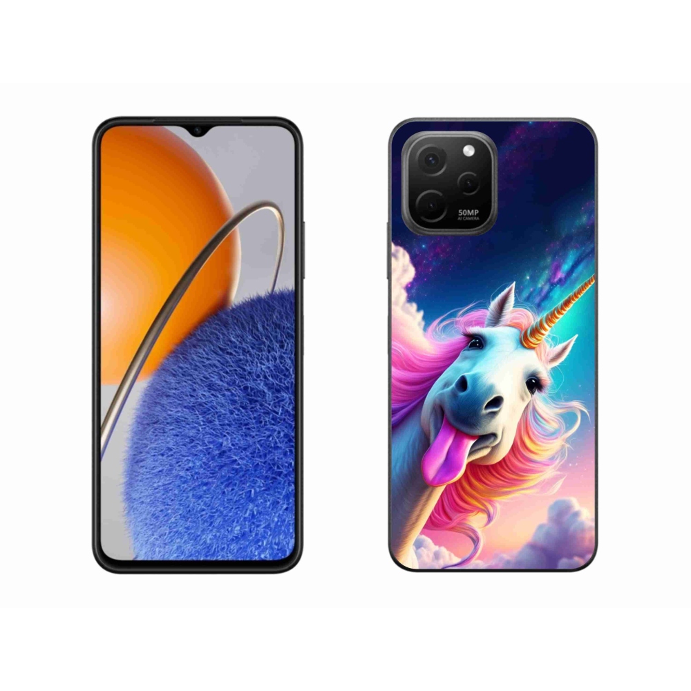 Gelový kryt mmCase na Huawei Nova Y61 - šílený jednorožec