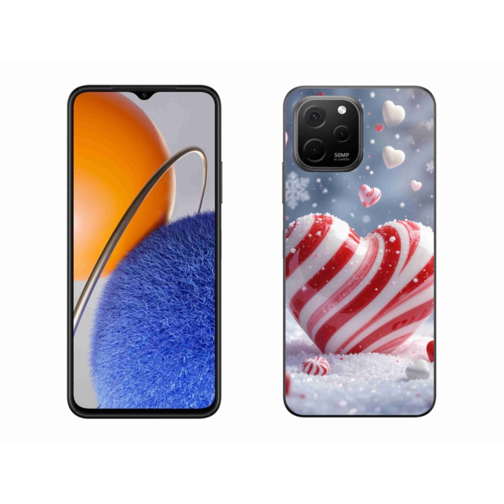 Gelový kryt mmCase na Huawei Nova Y61 - sladké srdce