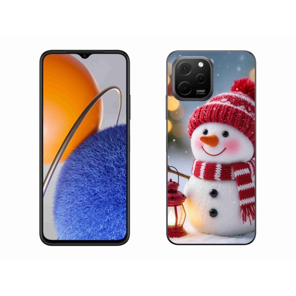 Gelový kryt mmCase na Huawei Nova Y61 - sněhulák 2