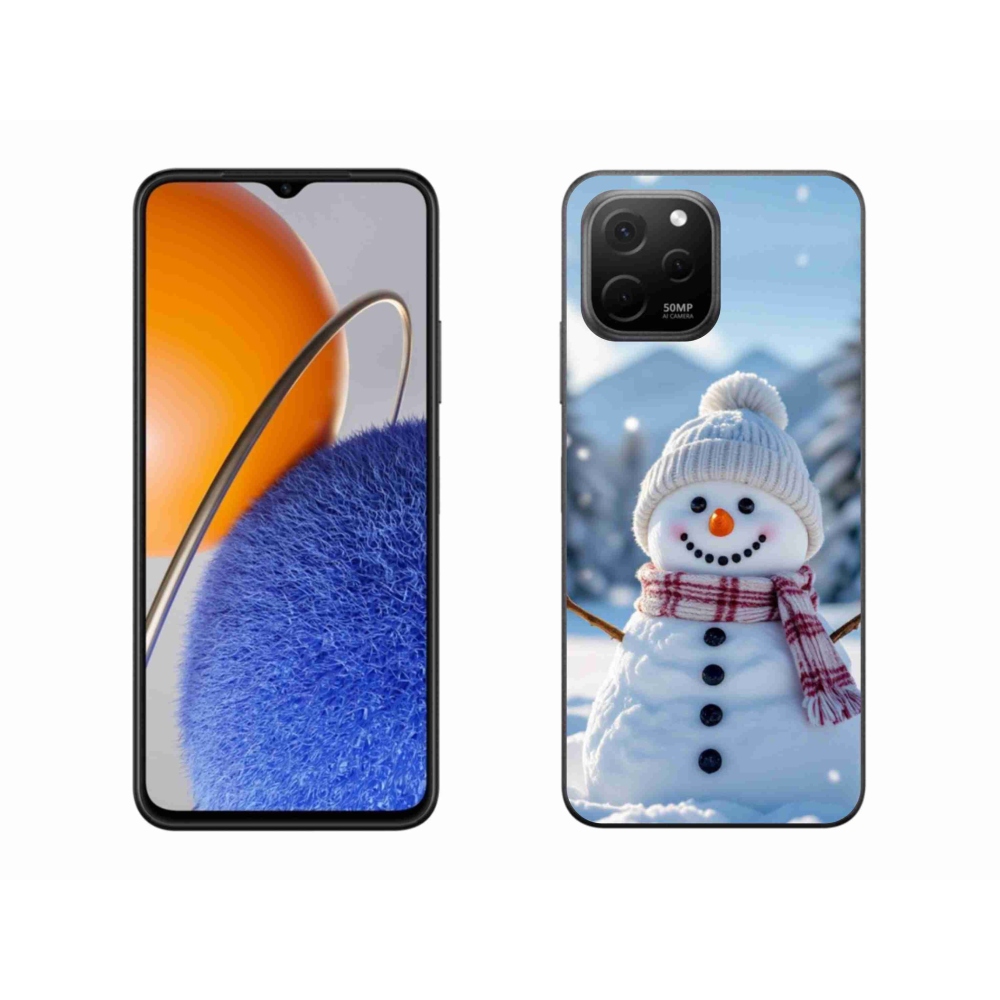 Gelový kryt mmCase na Huawei Nova Y61 - sněhulák 3