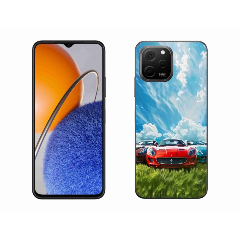 Gelový kryt mmCase na Huawei Nova Y61 - sportovní vozy