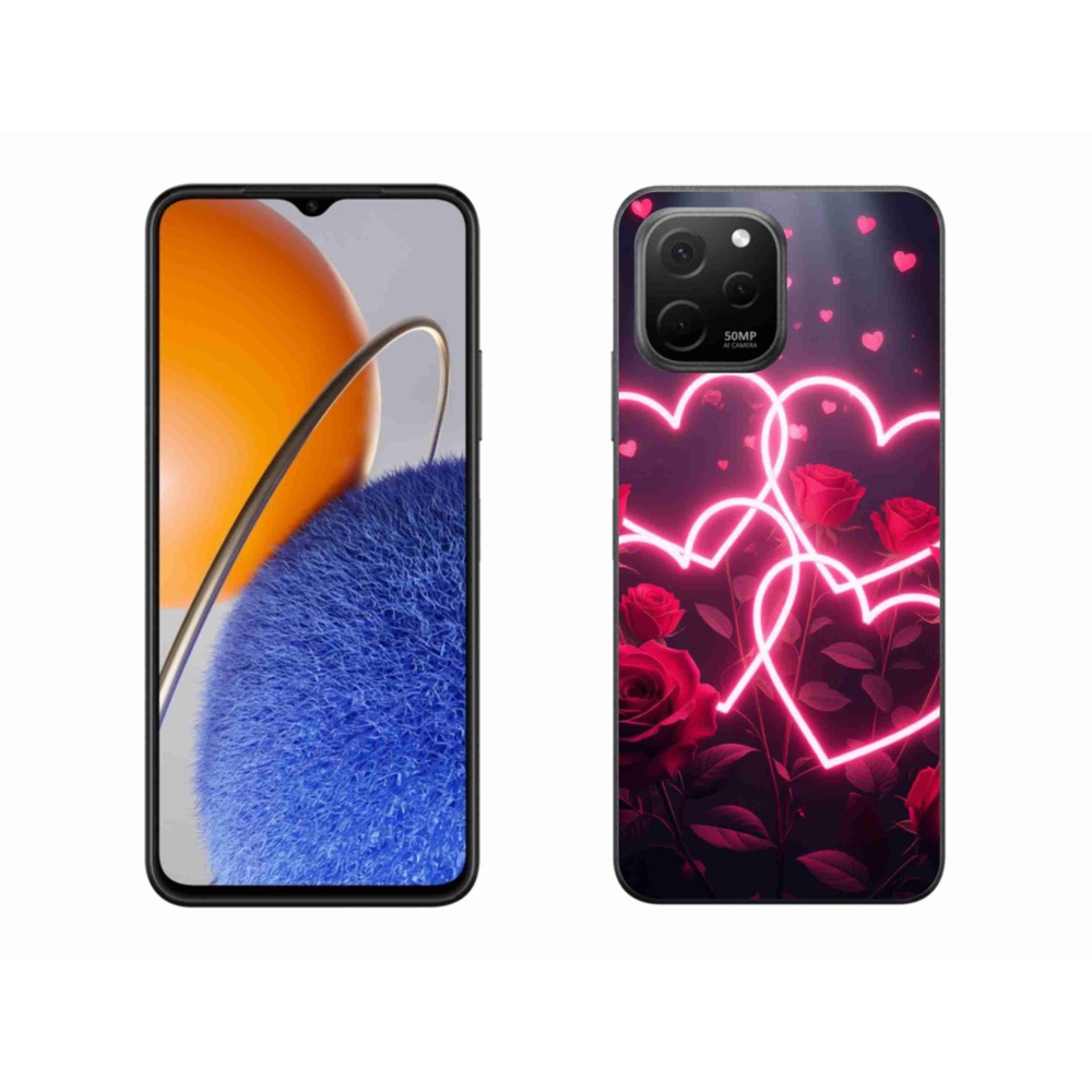 Gelový kryt mmCase na Huawei Nova Y61 - srdce lásky