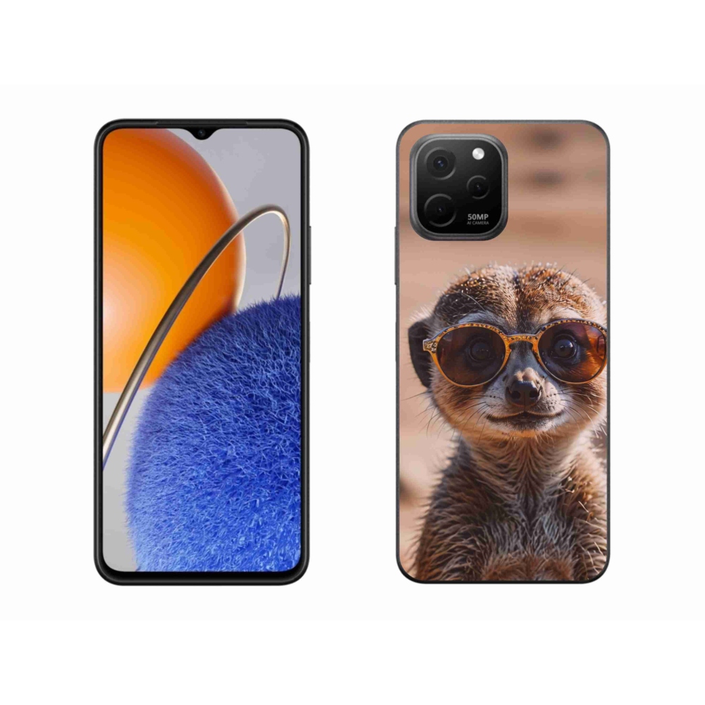 Gelový kryt mmCase na Huawei Nova Y61 - stylová surikata